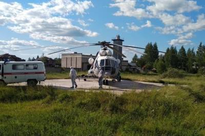 Экипажи вертолетов санавиации продолжают помогать жителям Тверской области