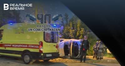 В Казани перевернулась грузовая «Газель», пострадали трое