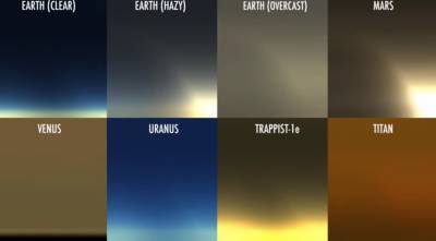 От Венеры до Урана. NASA показало, какими бывают закаты в других мирах (видео)