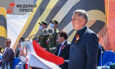 В параде Победы в Казани участвовал Т-34 из колонны «Колхозник Татарии»