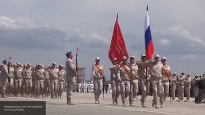 ФАН показал видео парада Победы на российской авиабазе Хмеймим в Сирии