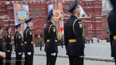 Российский спутник запечатлел парад Победы на Красной площади в Москве