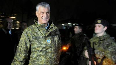 Президент Косово отменил визит в СШа после обвинения в военных преступлениях