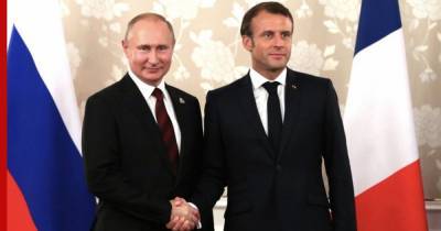 Владимир Путин - Эммануэль Макрон - 26 июня Путин обсудит с Макроном кризисы на Украине и в Ливии - profile.ru - Россия - Украина - Франция - Ливия