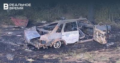 В Башкирии водитель погиб в загоревшемся автомобиле