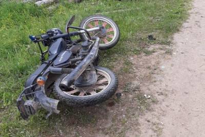 В Усть-Куломском районе юная пассажирка мотоцикла попала в больницу