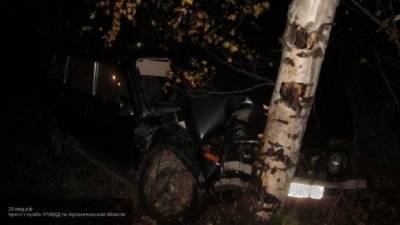 Четыре человека погибли при столкновении иномарки с деревом в Ленобласти