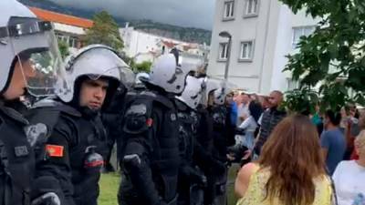 Черногорская полиция атаковала слезоточивым газом детскую спортивную тренировку