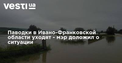 Паводки в Ивано-Франковской области уходят - мэр доложил о ситуации