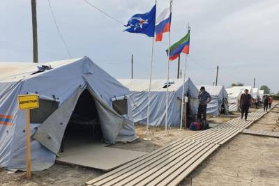 В палаточном лагере для граждан Азербайджана в Дагестане создали дополнительные места