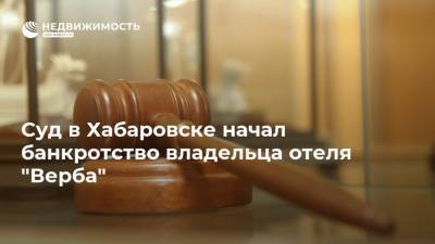 Суд в Хабаровске начал банкротство владельца отеля "Верба"