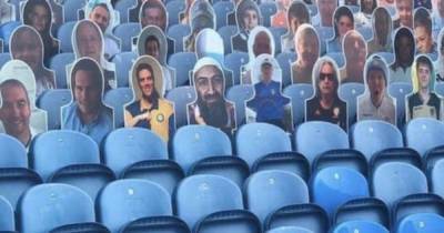 Бен Ладен на футболе: на стадионе английского клуба разместили известного террориста