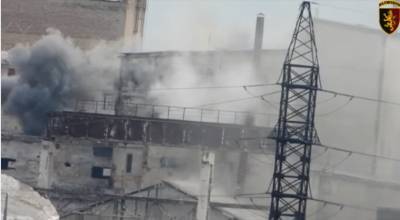 На Донбассе военные ООС уничтожили российскую станцию наземной разведки: видео