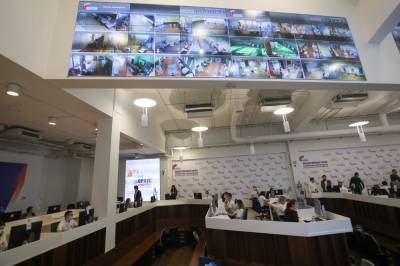 Видеонаблюдение организовали на избирательных участках в аэропортах и на вокзалах Москвы