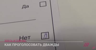 Журналист Лобков смог дважды проголосовать по поправкам, нарисовав при этом половой орган