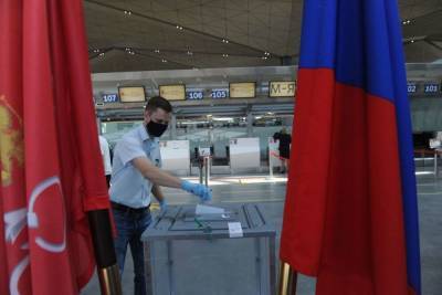 В Пулково открыли избирательный участок в уникальном формате