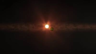 Астрономы обнаружили планету у уникальной молодой звезды