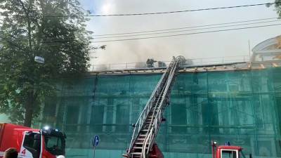 В Нижнем Новгороде горит музей имени Горького (видео)