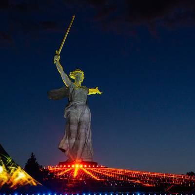 В России прошел грандиозный Концерт Победы на Мамаевом кургане