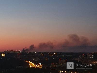 Еще один пожар разгорелся в центре Нижнего Новгорода