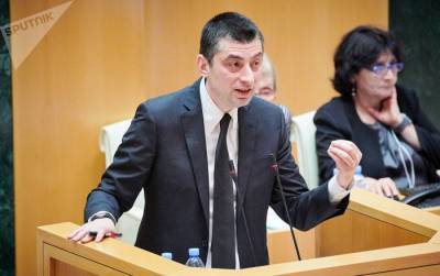 Премьер-министр Грузии отчитается перед парламентом о проделанной работе за год