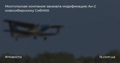 Монгольская компания заказала модификацию Ан-2 новосибирскому СибНИА