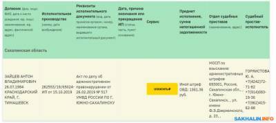 Сахалинские чиновники и депутаты с долгами висят на сайте приставов
