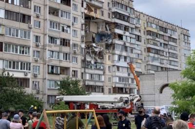 В МВД Украины назвали главную версию взрыва дома в Киеве