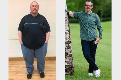 Мужчина сбросил 133 килограмма и поделился историей похудения