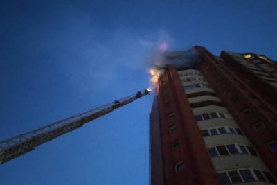 В квартире 17-этажного дома во Владимире произошел пожар