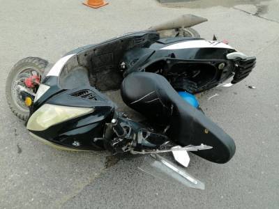 Несовершеннолетние мотоциклист и мопедист попали в аварию в Гагинском районе