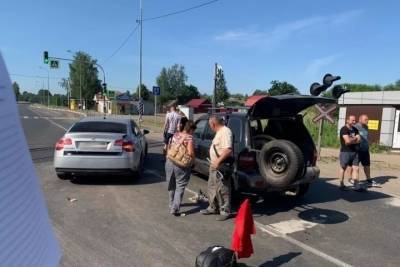 Тройное ДТП произошло на Ленинградском шоссе в Пскове