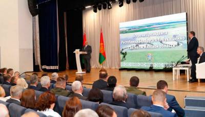 А.Лукашенко посещает с рабочей поездкой Солигорский район