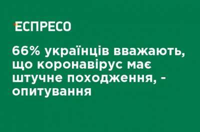66% украинцев считают, что коронавирус имеет искусственное происхождение, - опрос - ru.espreso.tv - Киев - Ухань