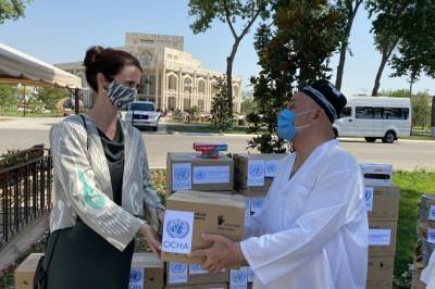 ООН в Узбекистане направила помощь Сардобе - gazeta.uz - Узбекистан