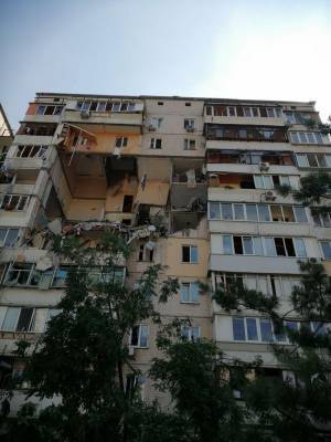 Дом в Киеве, где произошёл взрыв, полностью демонтируют