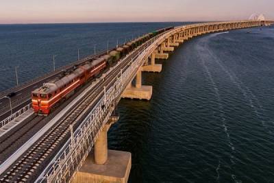 30 июня открывается грузовое железнодорожное сообщение по Крымскому мосту