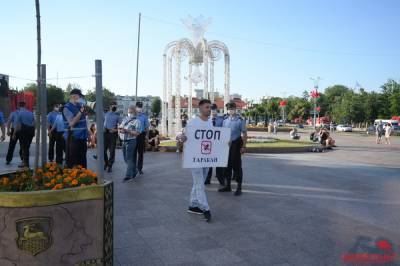Не менее девяти человек задержали в Гродно во время стихийной «цепи солидарности»