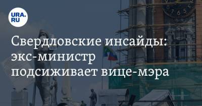 Свердловские инсайды: экс-министр подсиживает вице-мэра