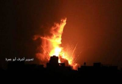 ВВС Израиля бомбили в Газе в ответ на обстрел Сдерота