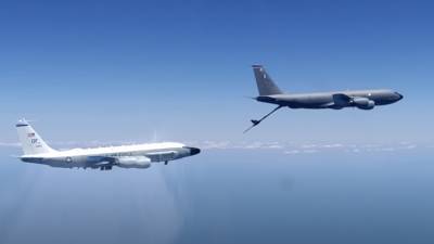 Опубликовано видео перехвата самолётов США над Чёрным морем