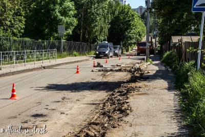В Смоленске начался ремонт улицы Марины Расковой