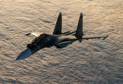 Су-30 вылетал на перехват самолетов ВВС США над Черным морем — видео