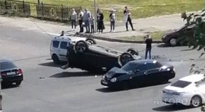 Момент утренней аварии в Чебоксарах попал на камеру