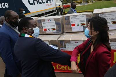 Китайские предприниматели отправили в Зимбабве партию медицинской помощи - trud.ru - Китай - Зимбабве