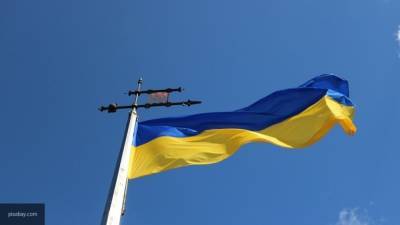 Украинский мэр сжег флаг РФ перед российским посольством в Киеве