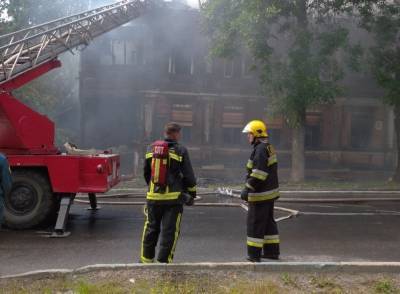 Исторический дом сгорел на улице Шевченко в Нижнем Новгороде