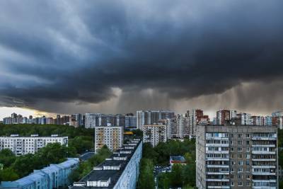 Гроза и сильный ветер ожидаются в Москве 28 июня