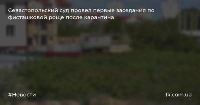 Севастопольский суд провел первые заседания по фисташковой роще после карантина