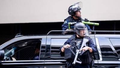 28 участников несанкционированной акции задержаны в Лос-Анджелесе